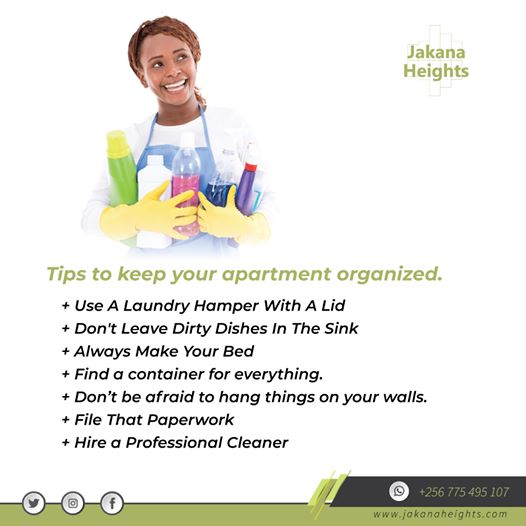 Tips for a clean apartment